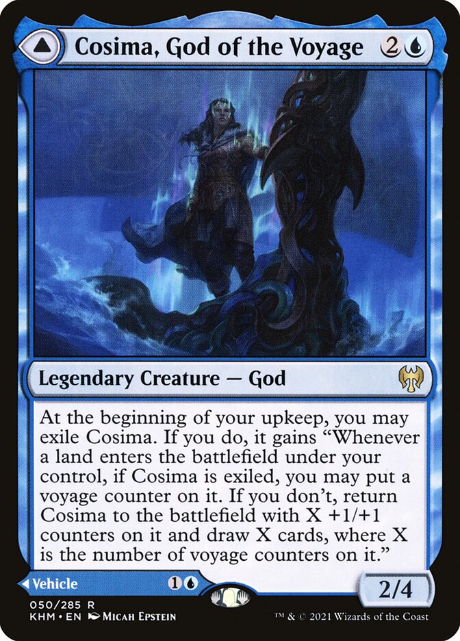 Cosima, God of the Voyage // The Omenkeel 50 (Kaldheim)  - Foil | Good Games Adelaide SA