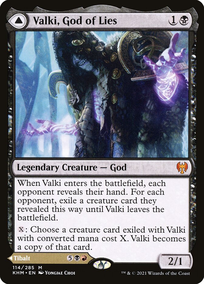 Valki, God of Lies // Tibalt, Cosmic Impostor 114 (Kaldheim)  - Foil | Good Games Adelaide SA