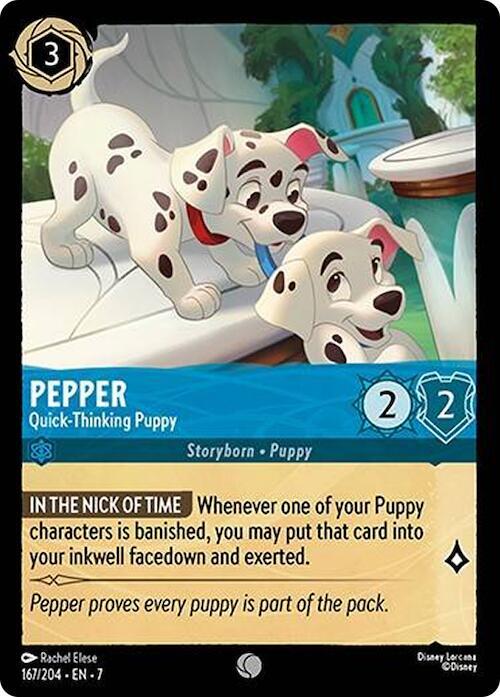 Pepper Quick Thinking Puppy 167/204 (Archazia's Island)  | Good Games Adelaide SA