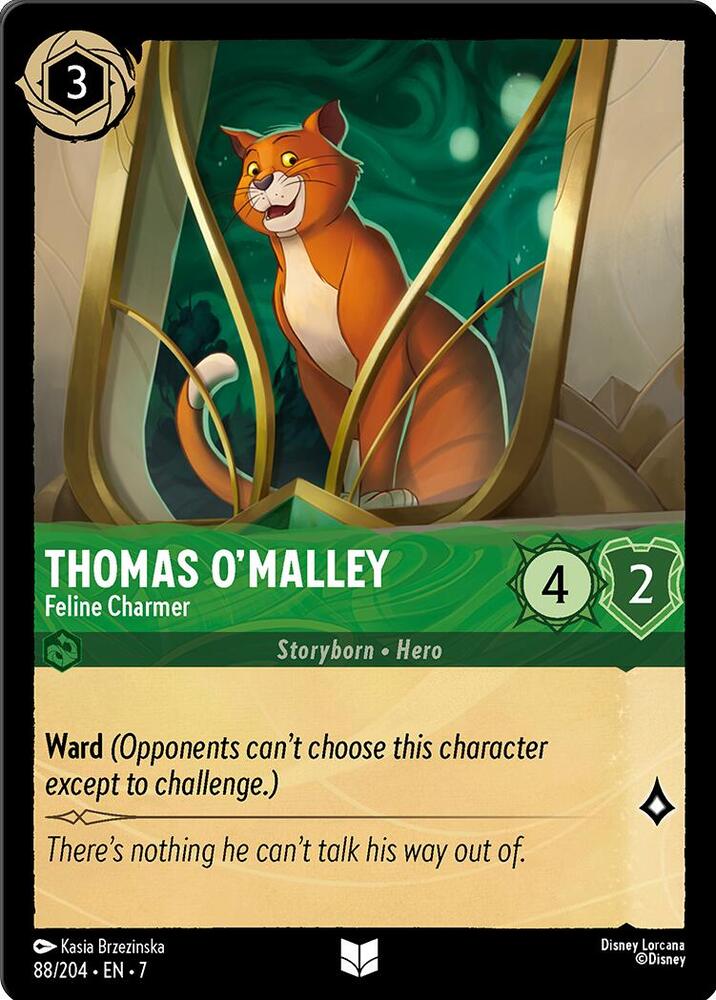 Thomas OMalley Feline Charmer 88/204 (Archazia's Island)  - Cold Foil | Good Games Adelaide SA