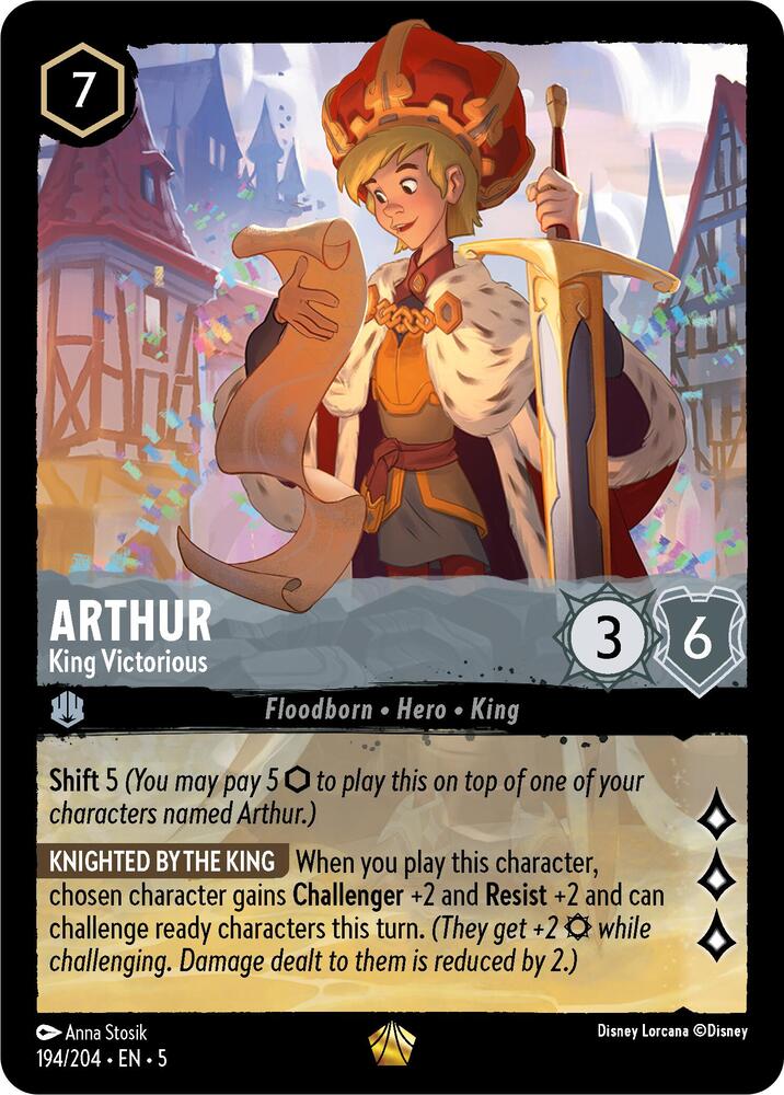 Arthur King Victorious 194/204 (Shimmering Skies)  | Good Games Adelaide SA