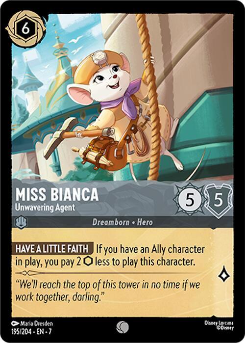 Miss Bianca Unwavering Agent 195/204 (Archazia's Island)  | Good Games Adelaide SA