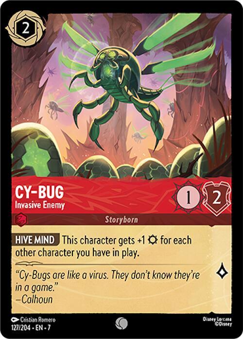 Cy Bug Invasive Enemy 127/204 (Archazia's Island)  - Cold Foil | Good Games Adelaide SA