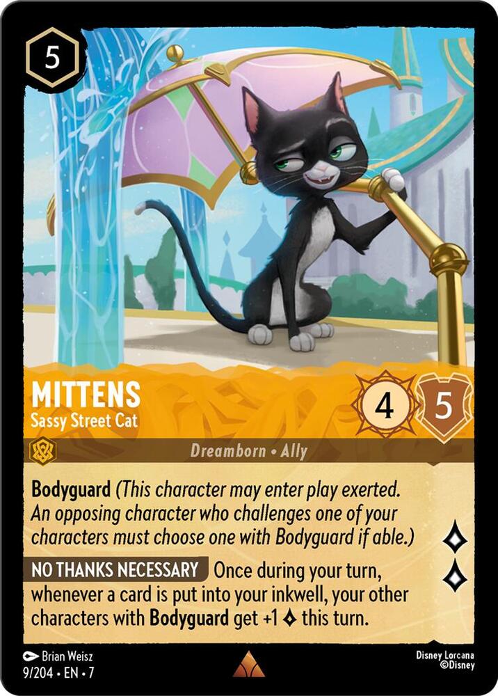 Mittens Sassy Street Cat 9/204 (Archazia's Island)  - Cold Foil | Good Games Adelaide SA