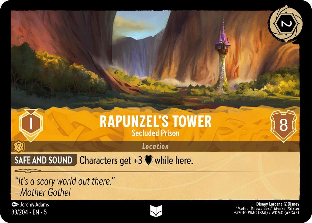 Rapunzels Tower Secluded Prison 33/204 (Shimmering Skies)  - Cold Foil | Good Games Adelaide SA