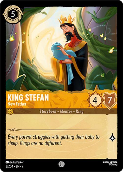 King Stefan New Father 3/204 (Archazia's Island)  - Cold Foil | Good Games Adelaide SA