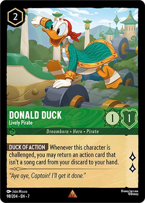 Donald Duck Lively Pirate 98/204 (Archazia's Island)  | Good Games Adelaide SA