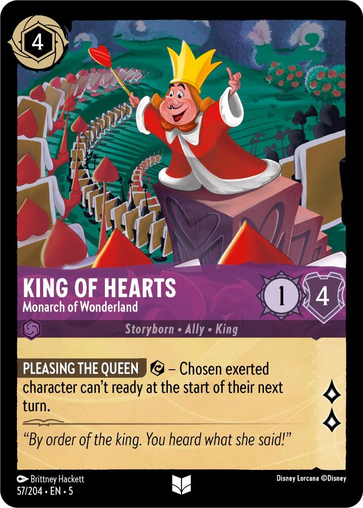 King of Hearts Monarch of Wonderland 57/204 (Shimmering Skies)  | Good Games Adelaide SA