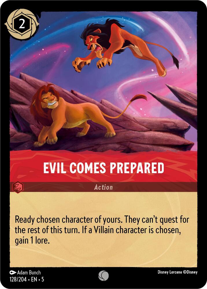 Evil Comes Prepared 128/204 (Shimmering Skies)  | Good Games Adelaide SA