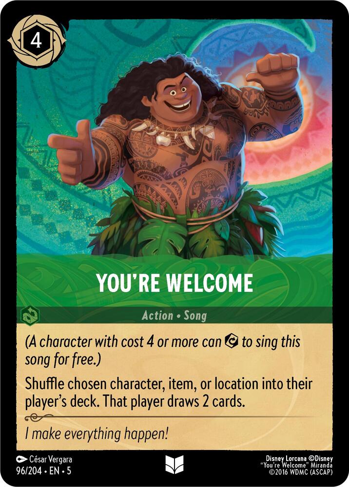 Youre Welcome 96/204 (Shimmering Skies)  | Good Games Adelaide SA