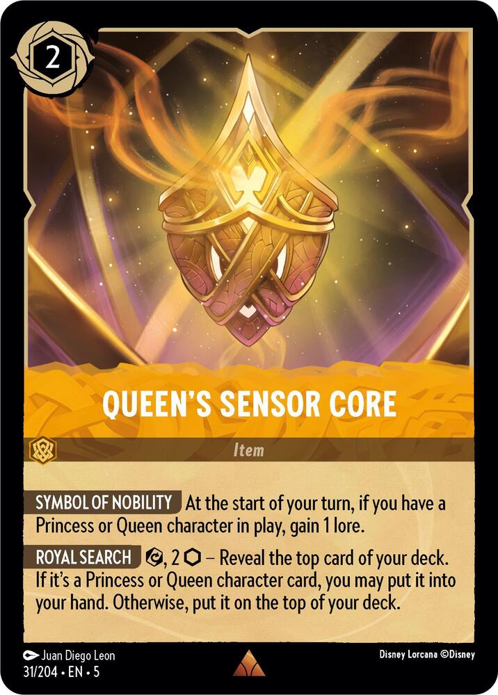 Queens Sensor Core 31/204 (Shimmering Skies)  - Cold Foil | Good Games Adelaide SA
