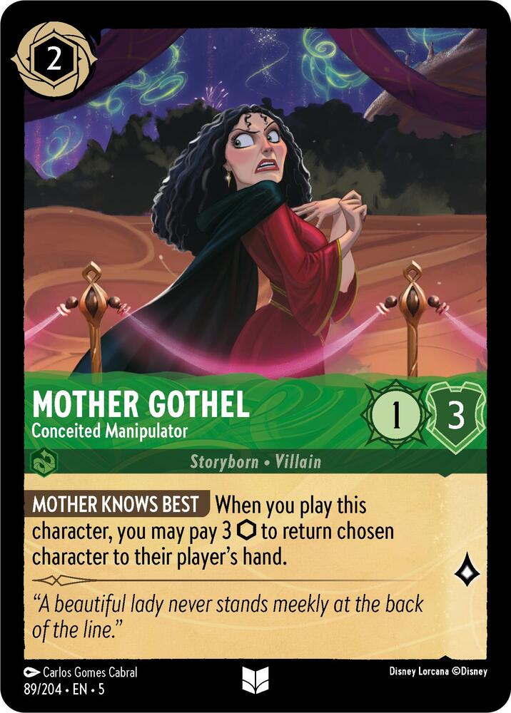 Mother Gothel Conceited Manipulator 89/204 (Shimmering Skies)  | Good Games Adelaide SA
