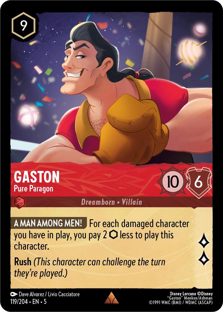Gaston Pure Paragon 119/204 (Shimmering Skies)  - Cold Foil | Good Games Adelaide SA