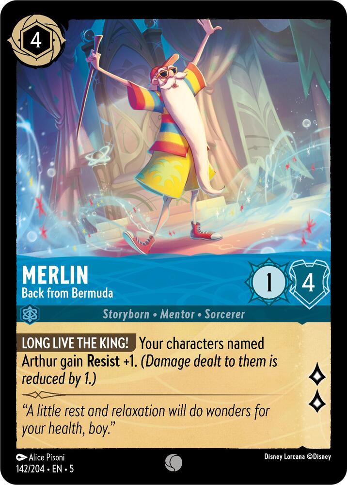 Merlin Back from Bermuda 142/204 (Shimmering Skies)  | Good Games Adelaide SA