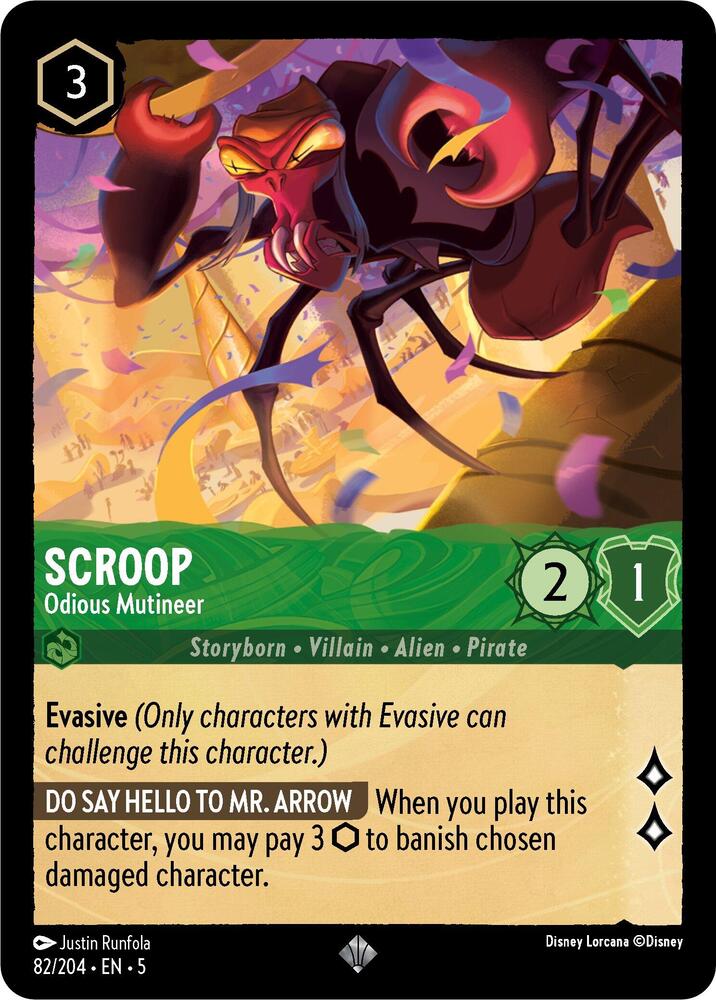 Scroop Odious Mutineer 82/204 (Shimmering Skies)  | Good Games Adelaide SA