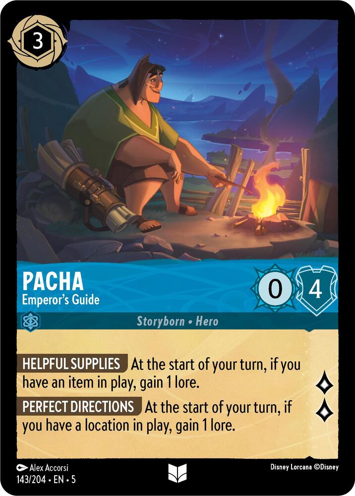 Pacha Emperors Guide 143/204 (Shimmering Skies)  | Good Games Adelaide SA