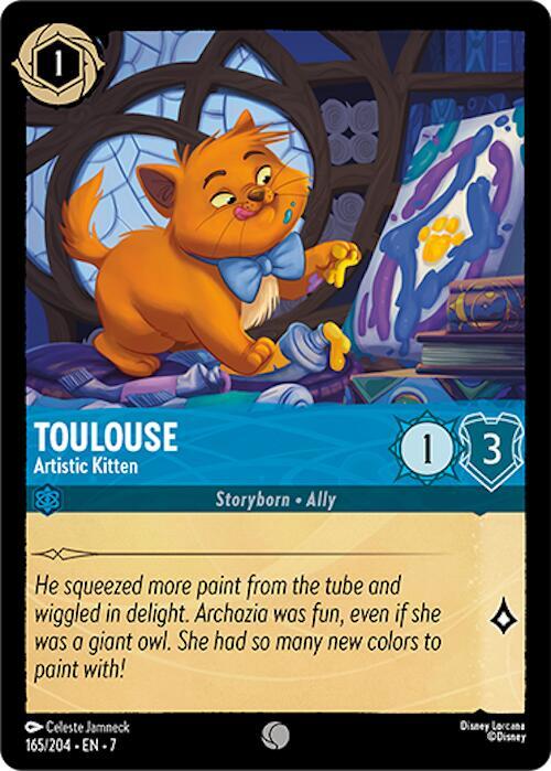 Toulouse Artistic Kitten 165/204 (Archazia's Island)  - Cold Foil | Good Games Adelaide SA