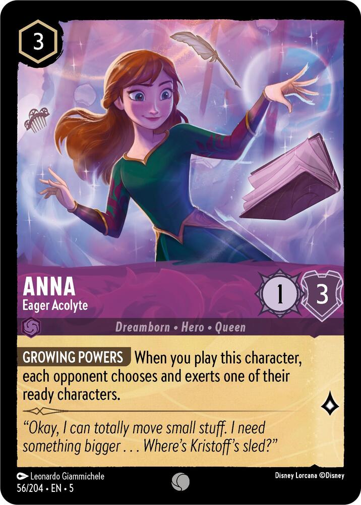 Anna Eager Acolyte 56/204 (Shimmering Skies)  | Good Games Adelaide SA