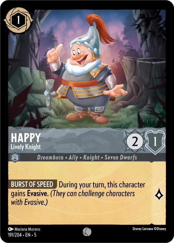 Happy Lively Knight 191/204 (Shimmering Skies)  | Good Games Adelaide SA