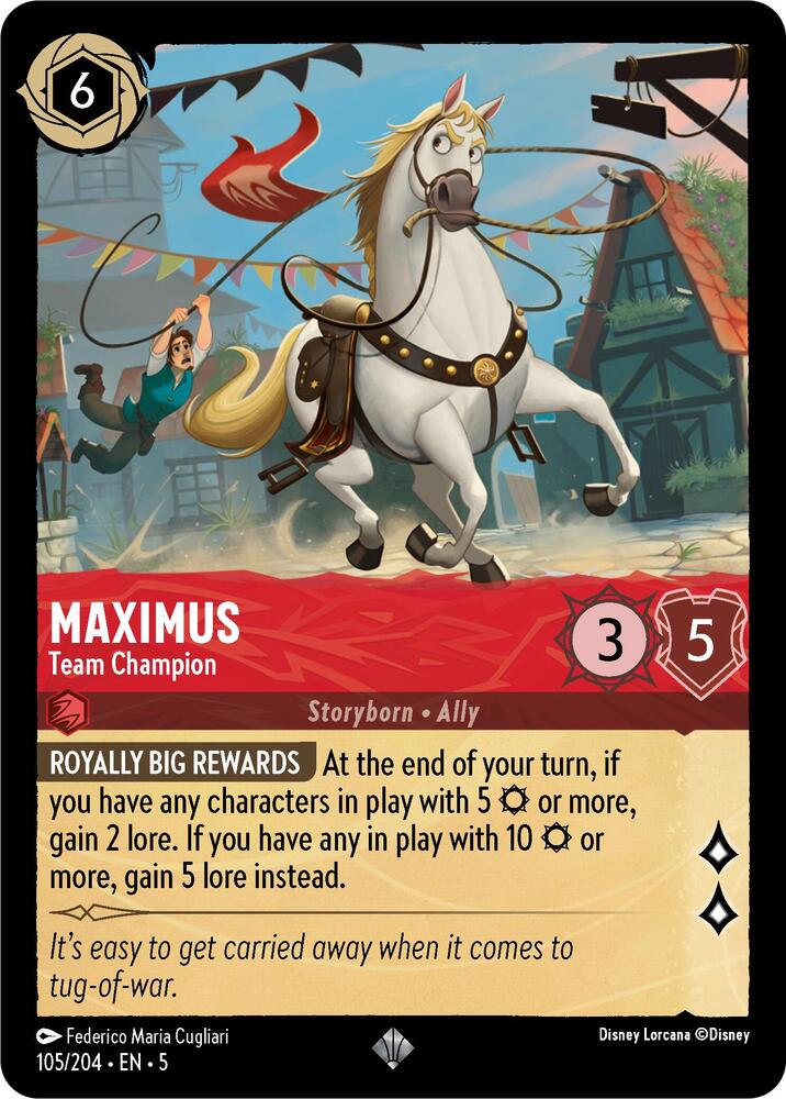 Maximus Team Champion 105/204 (Shimmering Skies)  - Cold Foil | Good Games Adelaide SA