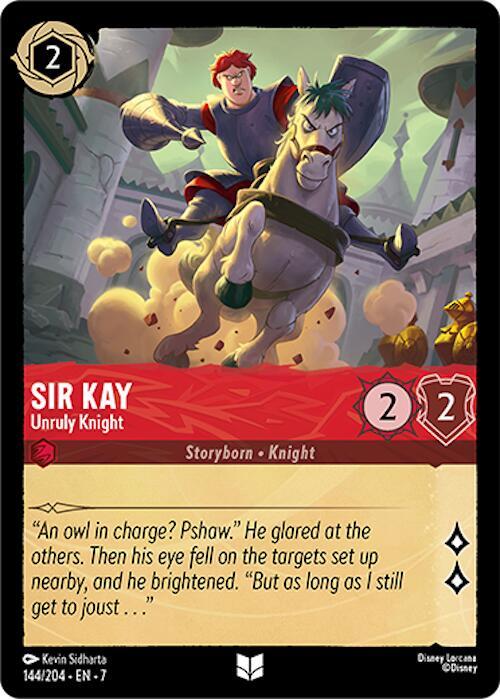 Sir Kay Unruly Knight 144/204 (Archazia's Island)  - Cold Foil | Good Games Adelaide SA