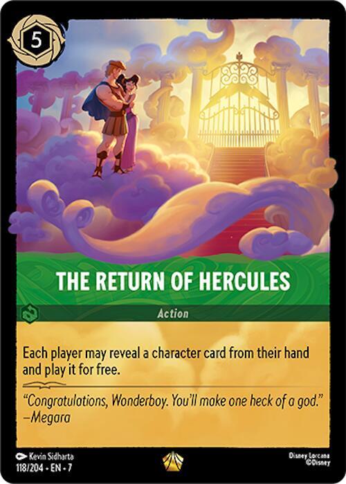The Return of Hercules 118/204 (Archazia's Island)  - Cold Foil | Good Games Adelaide SA