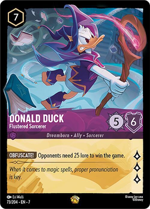 Donald Duck Flustered Sorcerer 73/204 (Archazia's Island)  | Good Games Adelaide SA