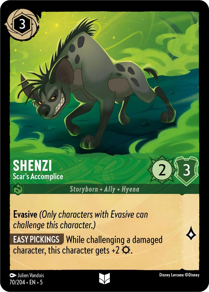 Shenzi Scars Accomplice 70/204 (Shimmering Skies)  | Good Games Adelaide SA