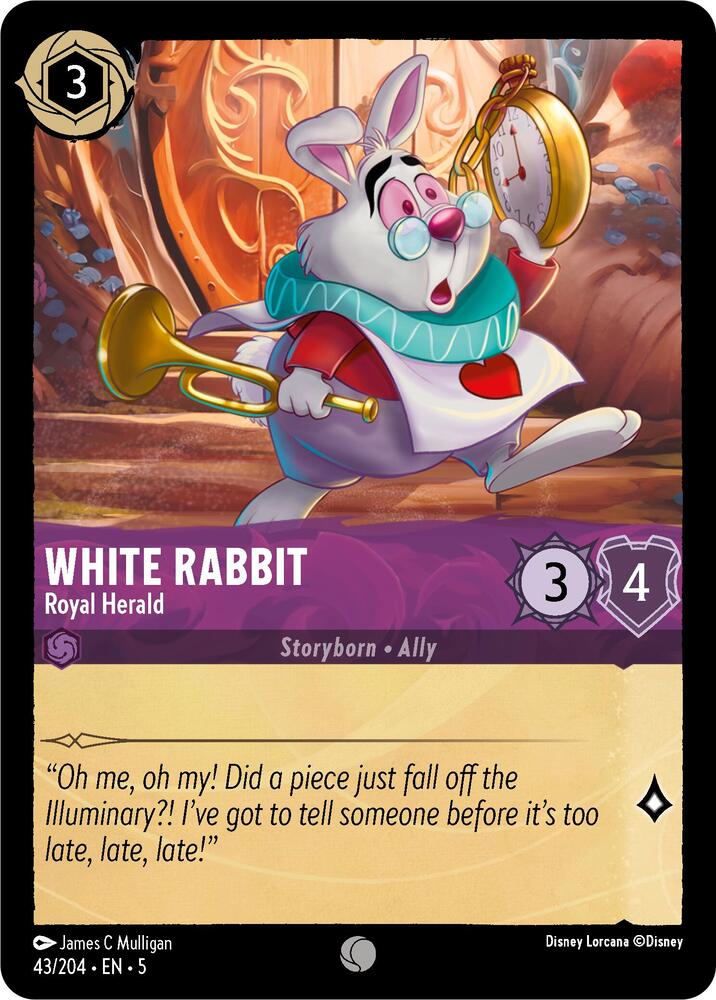 White Rabbit Royal Herald 43/204 (Shimmering Skies)  - Cold Foil | Good Games Adelaide SA