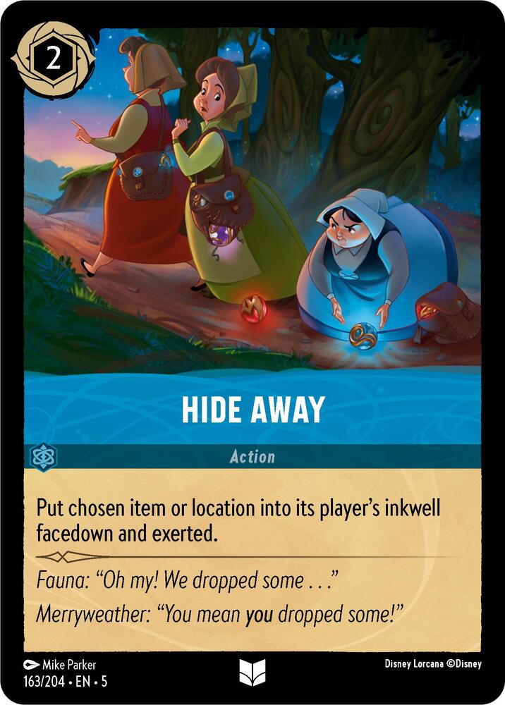 Hide Away 163/204 (Shimmering Skies)  - Cold Foil | Good Games Adelaide SA