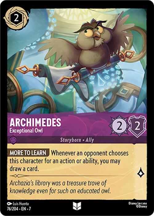 Archimedes Exceptional Owl 76/204 (Archazia's Island)  | Good Games Adelaide SA