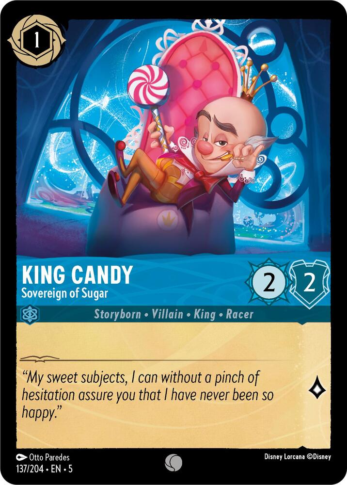 King Candy Sovereign of Sugar 137/204 (Shimmering Skies)  | Good Games Adelaide SA