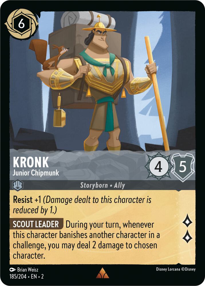 Kronk Junior Chipmunk 185/204 (Rise of the Floodborn)  - Cold Foil | Good Games Adelaide SA