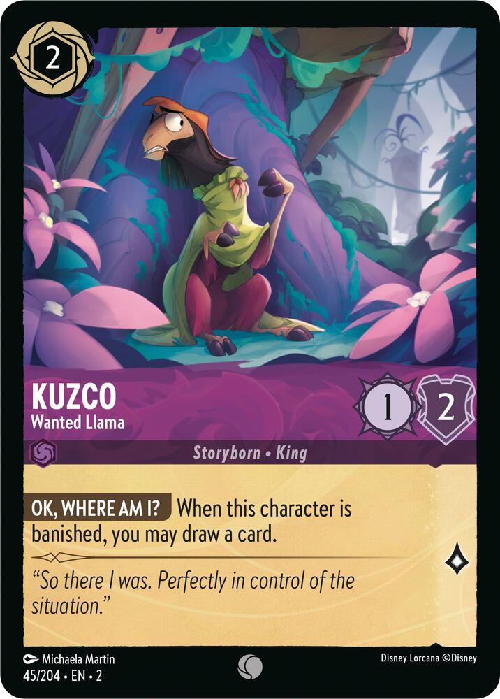 Kuzco Wanted Llama 45/204 (Rise of the Floodborn)  | Good Games Adelaide SA