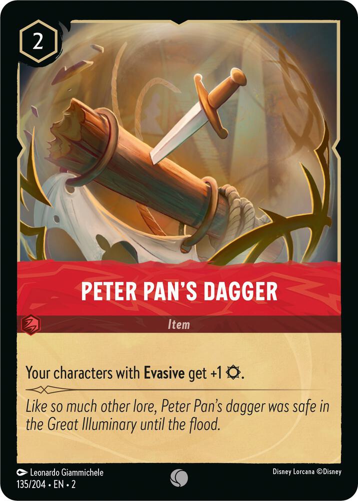 Peter Pans Dagger 135/204 (Rise of the Floodborn)  | Good Games Adelaide SA