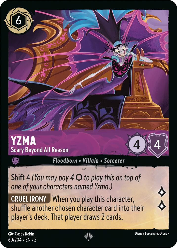 Yzma Scary Beyond All Reason 60/204 (Rise of the Floodborn)  - Cold Foil | Good Games Adelaide SA