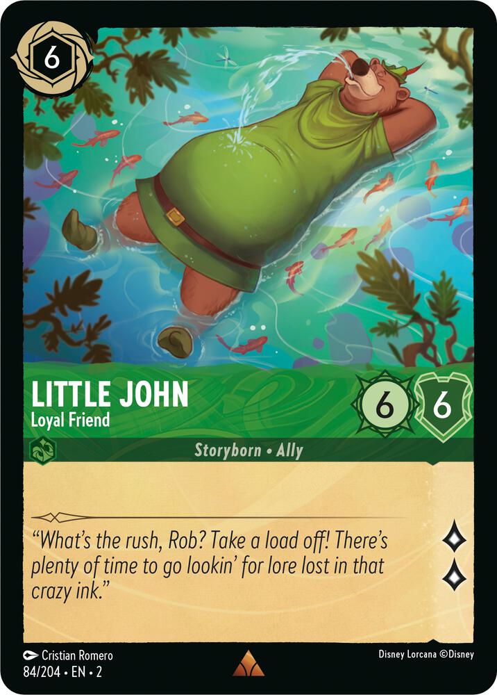 Little John Loyal Friend 84/204 (Rise of the Floodborn)  - Cold Foil | Good Games Adelaide SA