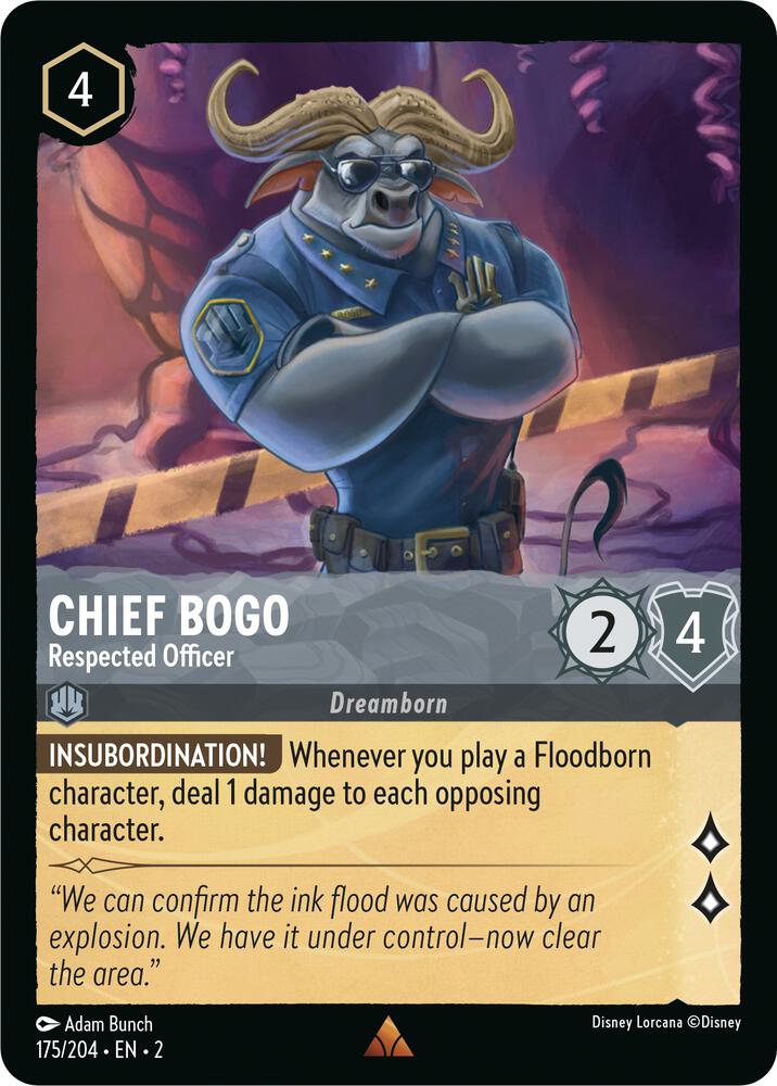 Chief Bogo Respected Officer 175/204 (Rise of the Floodborn)  | Good Games Adelaide SA