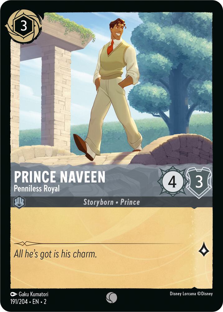 Prince Naveen Penniless Royal 191/204 (Rise of the Floodborn)  | Good Games Adelaide SA