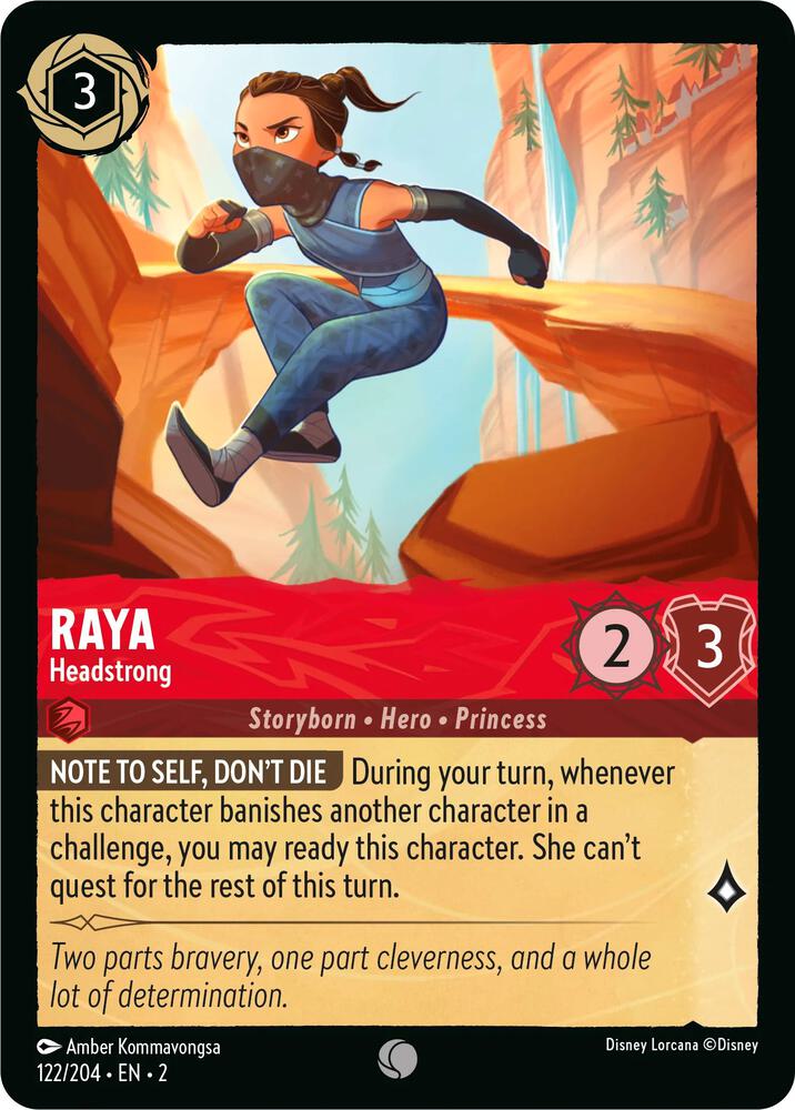 Raya Headstrong 122/204 (Rise of the Floodborn)  | Good Games Adelaide SA
