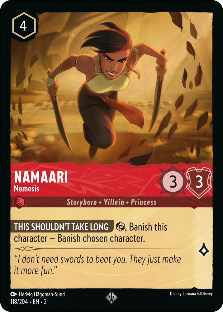 Namaari Nemesis 118/204 (Rise of the Floodborn)  | Good Games Adelaide SA