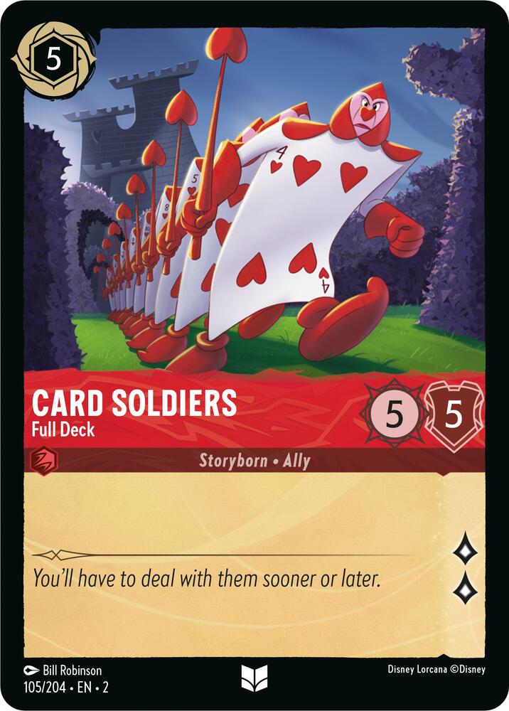 Card Soldiers Full Deck 105/204 (Rise of the Floodborn)  - Cold Foil | Good Games Adelaide SA