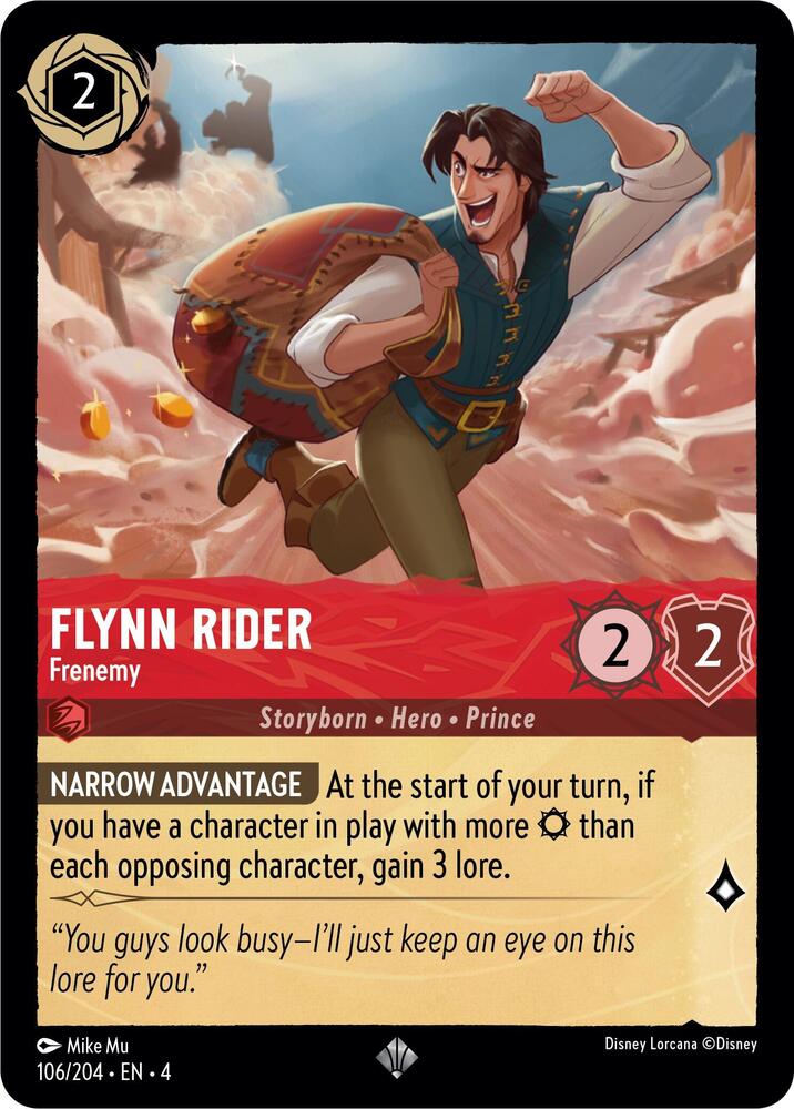 Flynn Rider Frenemy 106/204 (Ursula's Return)  | Good Games Adelaide SA