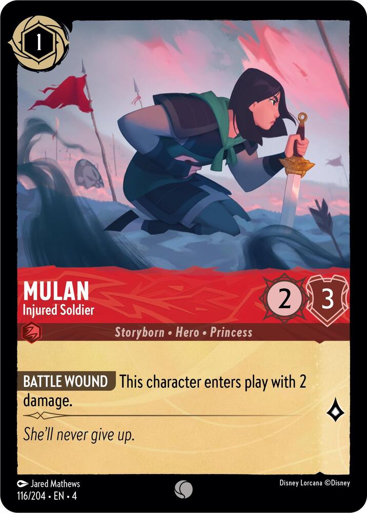 Mulan Injured Soldier 116/204 (Ursula's Return)  | Good Games Adelaide SA