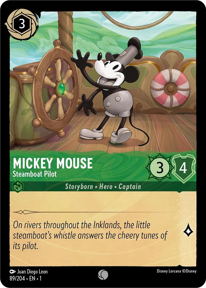 Mickey Mouse Steamboat Pilot 89/204 (The First Chapter)  | Good Games Adelaide SA