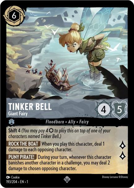 Tinker Bell Giant Fairy 193/204 (The First Chapter)  | Good Games Adelaide SA