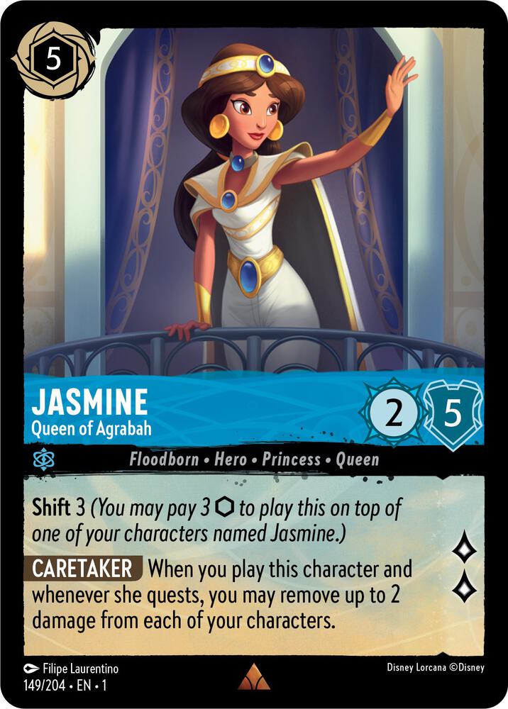 Jasmine Queen of Agrabah 149/204 (The First Chapter)  | Good Games Adelaide SA
