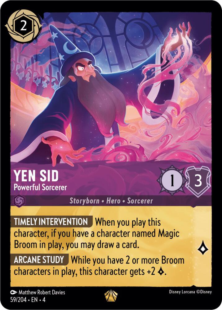 Yen Sid Powerful Sorcerer 59/204 (Ursula's Return)  | Good Games Adelaide SA