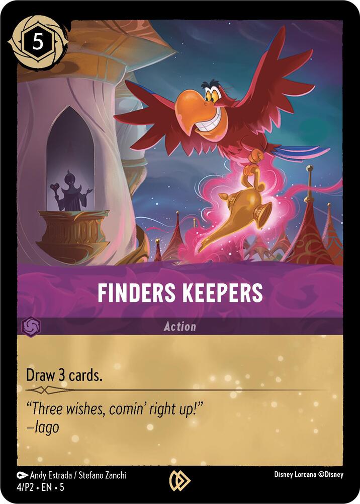Finders Keepers 4 (Disney Lorcana Promo Cards)  - Cold Foil | Good Games Adelaide SA