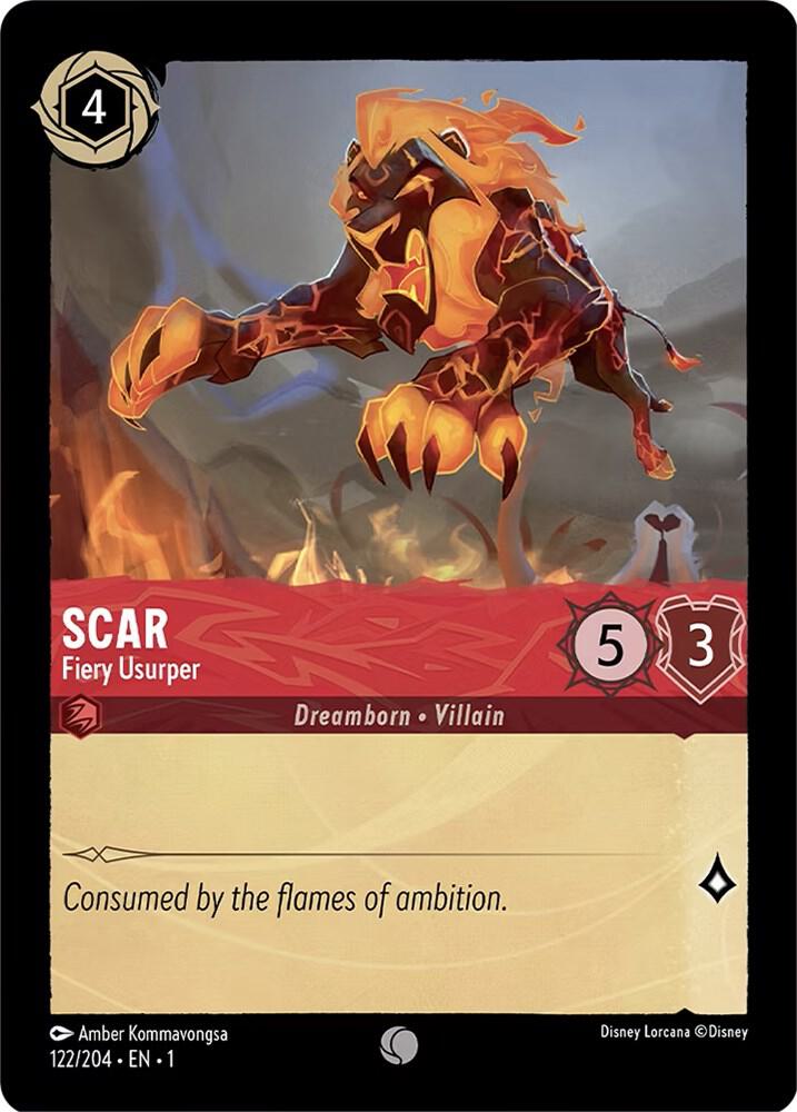 Scar Fiery Usurper 122/204 (The First Chapter)  | Good Games Adelaide SA